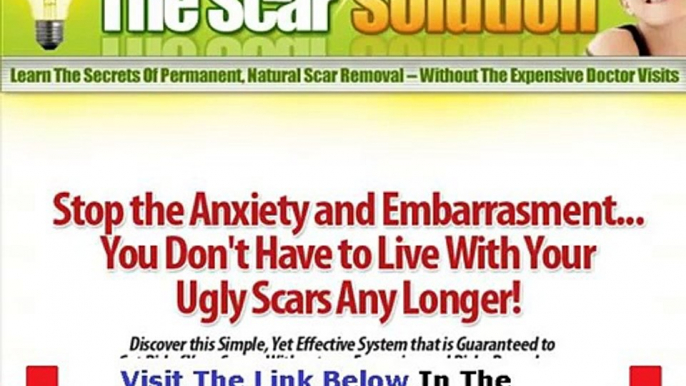 The The Scar Solution Real The Scar Solution Bonus + Discount