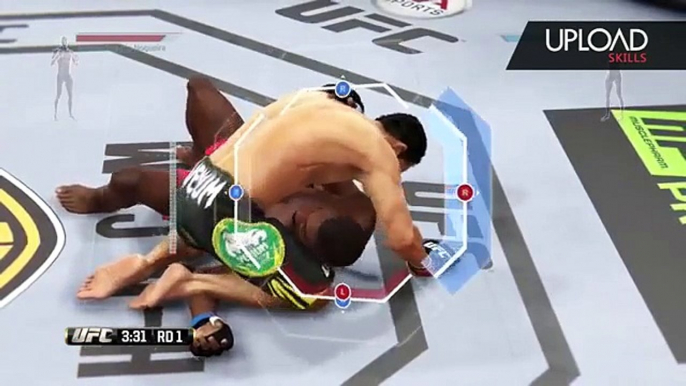 EA UFC Submissions 101 - The Armbar From Crucifix (Dominant)