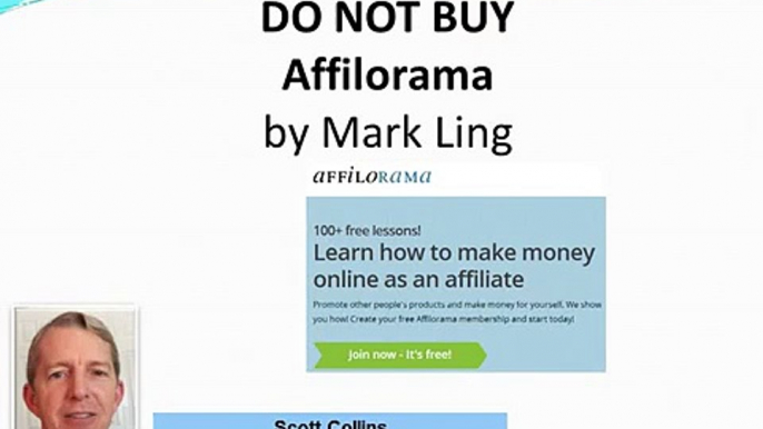 DO NOT BUY Affilorama by Mark Ling; Affilorama VIDEO REVIEW