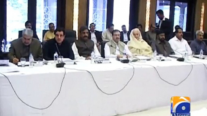 Punjab cabinet meeting-Geo Reports-21 Nov 2014