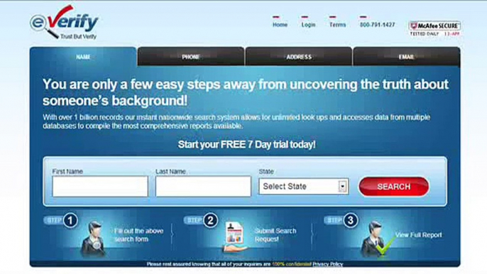 Everify Review Best Way To Check Criminal Background Or Find People