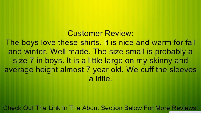 Boys Long Sleeve Army T-Shirt Review