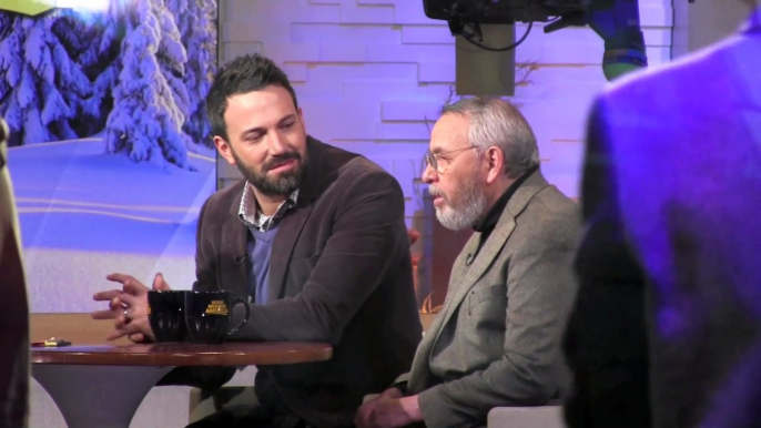 Ben Affleck at GMA with FBI Agent Tony Mendez in NYC