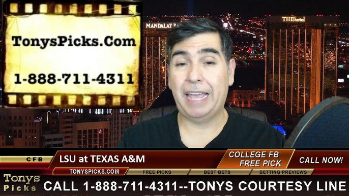 Texas A&M Aggies vs. LSU Tigers Free Pick Prediction NCAA College Football Odds Preview 11-27-2014