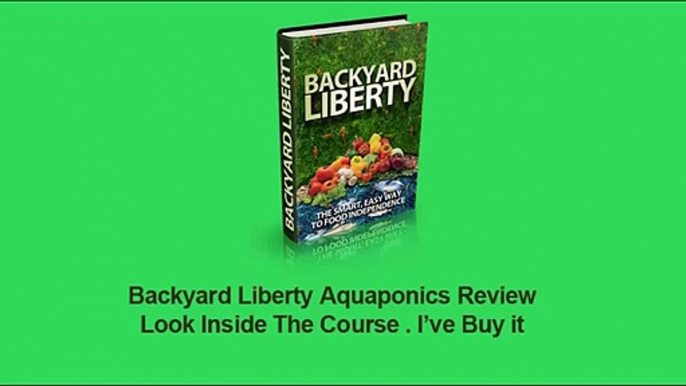 Backyard Liberty Aquaponics System Review - Easy DIY Aquaponics System Guide