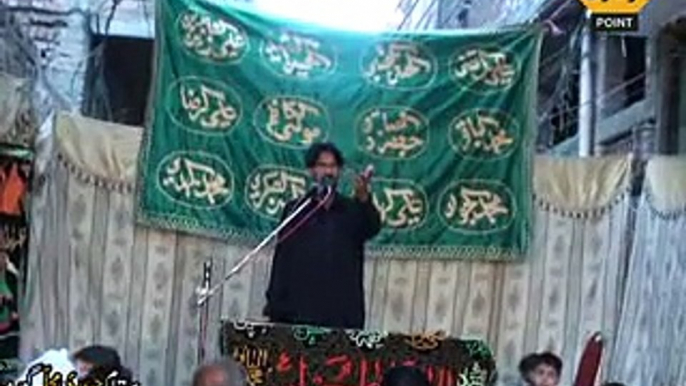 Zakir Shabeer Hussain Shah Majlis 15 Muharram 2014 Gulberg Lahore