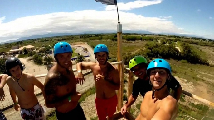 water jump torreilles les palmistes arrivent !!! ( gopro heroes 3 )