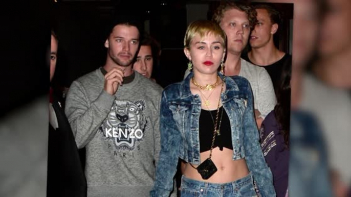 Miley Cyrus & Patrick Schwarzenegger Jet To Miami