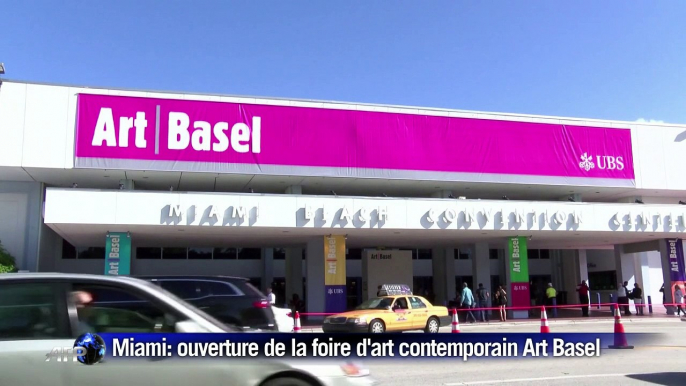 La foire d'art contemporain Art Basel ouvre ses portes à Miami