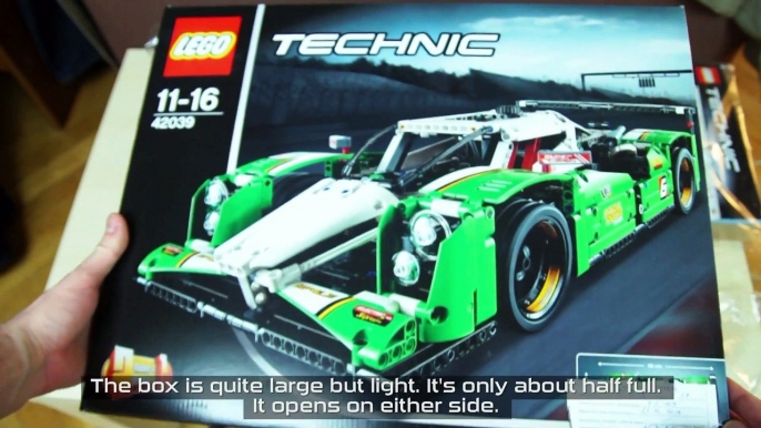 'Lego Technic 42039 24 Hours Race Car' Unboxing, Speed Build & Review | Sariel's LEGO Technic Den