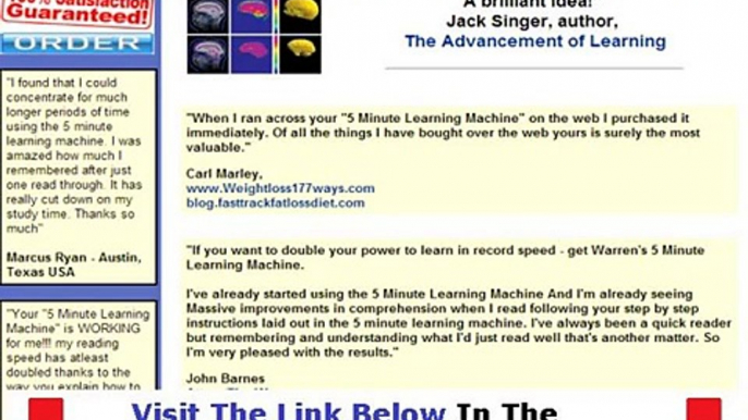 The 5 Minute Learning Machine Real 5 Minute Learning Machine Bonus + Discount