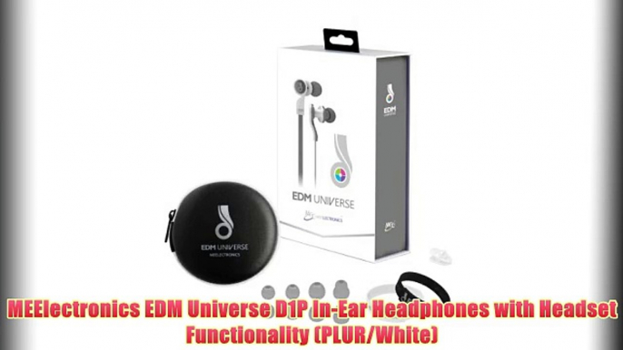 Best buy MEElectronics EDM Universe D1P In-Ear Headphones with Headset Functionality (PLUR/White)