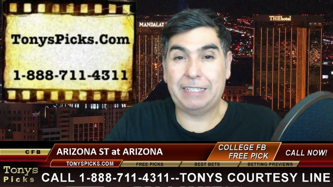 Arizona Wildcats vs. Arizona St Sun Devils Free Pick Prediction NCAA College Football Odds Preview 11-28-2014