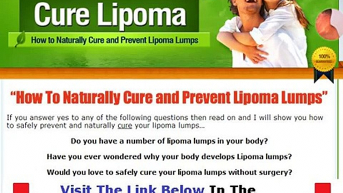 Cure Lipoma FACTS REVEALED Bonus + Discount