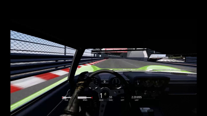 Lamborghini Miura P400 SV, Circuit de Monaco, Onboard, Assetto Corsa HD