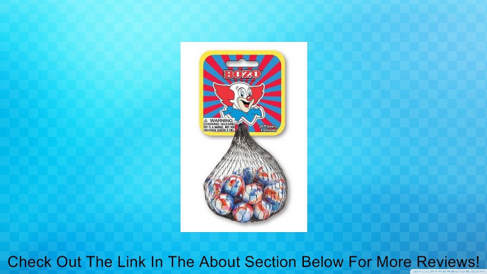 Mega Marbles BOZO Clown MARBLE NET 24 Players / 1 Shooter Review