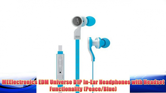 Best buy MEElectronics EDM Universe D1P In-Ear Headphones with Headset Functionality (Peace/Blue)