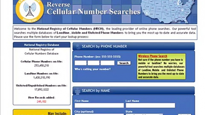 Reverse Cell Phone Lookup CELL PHONE REGISTRY TOUR