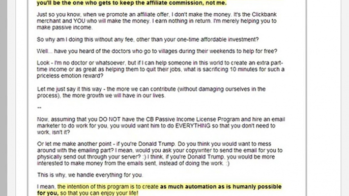 CB Passive Income License Program Review - A real user reviews CB Passive Income, see member's area