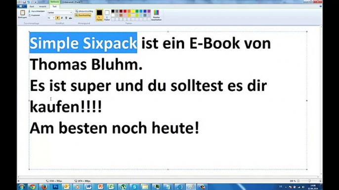 Das Simple Sixpack von Thomas Bluhm ist super