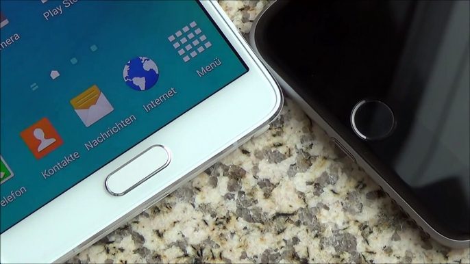 Apple iPhone 6 Plus vs Samsung Galaxy Note 4 Deutsch