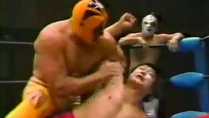 Mil Mascaras & Ultra Seven vs ãƒžã‚¤ãƒ†ã‚£äº•ä¸Š &  çŸ³å·éš†å£«ã€€â˜†1983ã€€