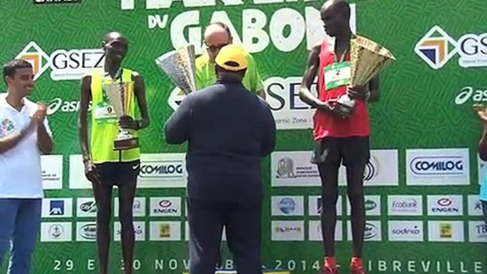 Le Marathon du Gabon en présence du Président Ali Bongo Ondimba