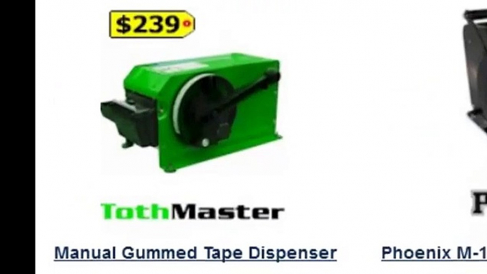 Gummed Tape Dispensers for Improved Packaging