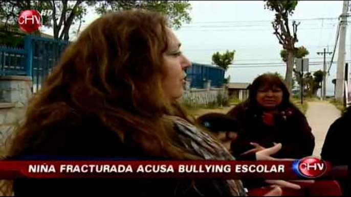 Niña acusa que bullying le habría provocado fractura en una pierna - CHV Noticias