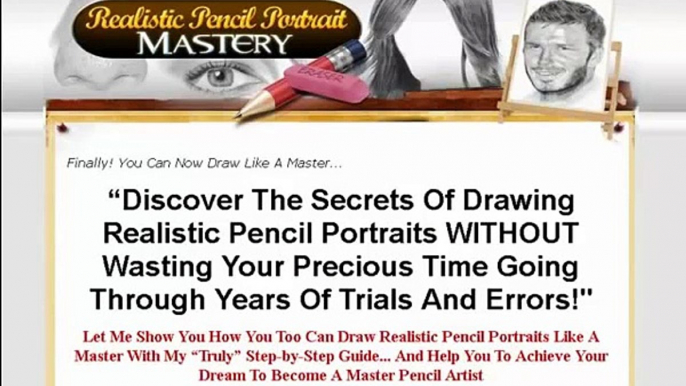 Realistic pencil portraits books - Realistic Pencil Portrait Mastery