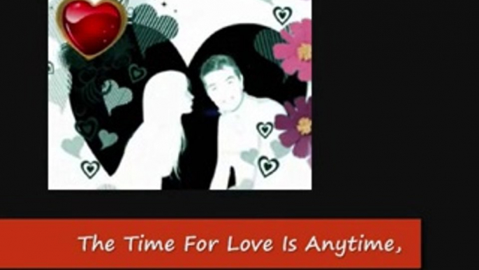 The Time For Love Is Anytime,  Vince Castro