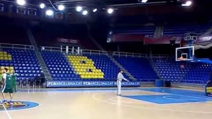 Gazzetta.gr: Προπόνηση Παναθηναϊκού στο Palau εν όψει Game 5