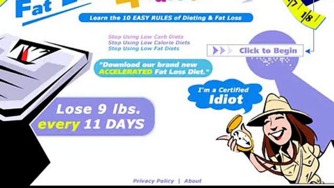 Fat Loss 4 Idiots Diet Review   Fat Loss For Idiots