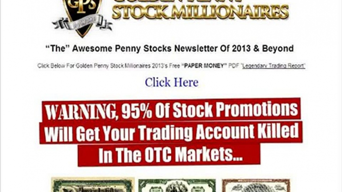 Golden Penny Stock Millionaires com Is $47 Mthly Recurring Commissions Review + Bonus