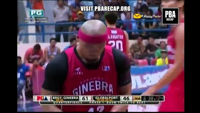 Brgy. Ginebra VS GlobalPort [3rd QUARTER] - December 12, 2014 GAME REPLAY