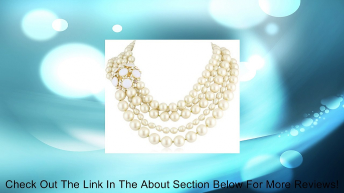 kate spade new york Belle Fleur Bridal Pearl Statement Necklace Review