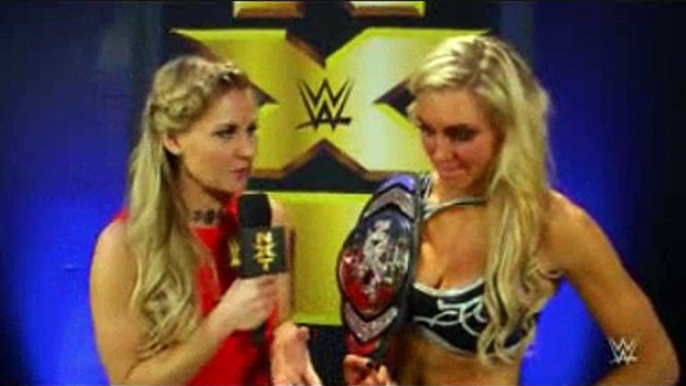 Renee  Young interviews Charlotte (11-12-14)