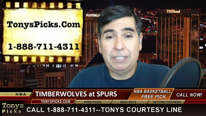 San Antonio Spurs vs. Minnesota Timberwolves Free Pick Prediction NBA Pro Basketball Odds Preview 12-6-2014