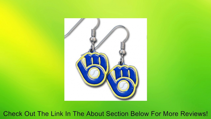 MLB Dangle Earrings - Milwaukee Brewers MLB Dangle Earrings - Milwaukee Brewers Review