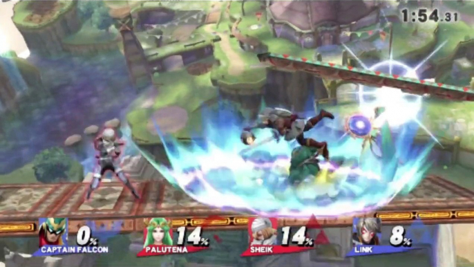 Super Smash Bros. For Wii U Online Wi-Fi Team Battle - Playing As Captain Falcon