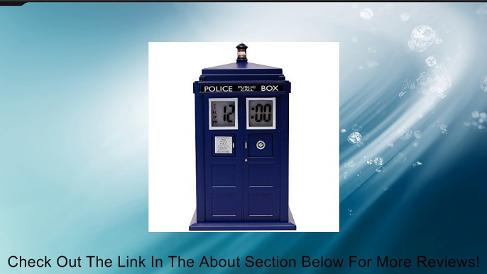 Doctor Who TARDIS Projection Alarm Clock Review