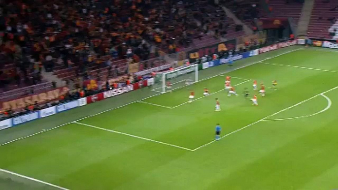 Brilliant Aaron Ramsey Volley Goal v Galatasaray  Soccer Highlights Today - Latest Football Highlights Goals Videos