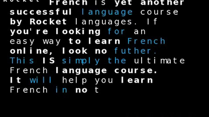 Rocket French Review - Learn French Online