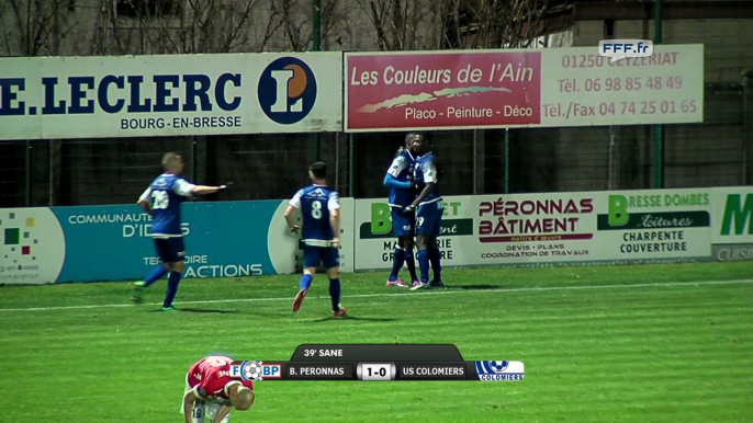 FC Bourg Péronnas 2-0 Colomiers (12/12/14)