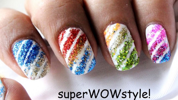 Dreamy Glitters ❤ Glitter Nail Polish Designs With Glitter Nail Art ❤ Cute Glitter Nail Designs