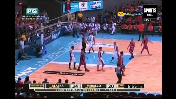 Alaska Aces VS Meralco Bolts [2nd QUARTER] - December 14, 2014 GAME REPLAY