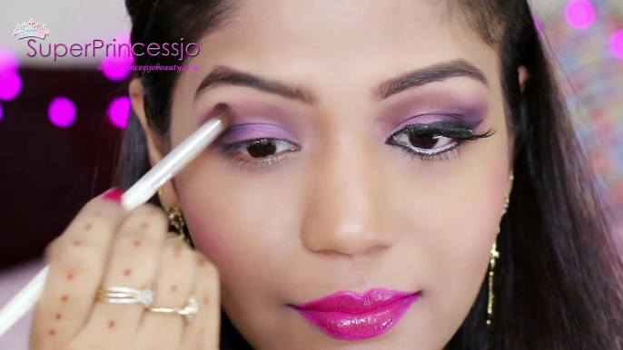 Makeup Tutorial Exotic Indian Makeup Tutorial Festival Diwali Makeup Pink Purple Eye Makeup