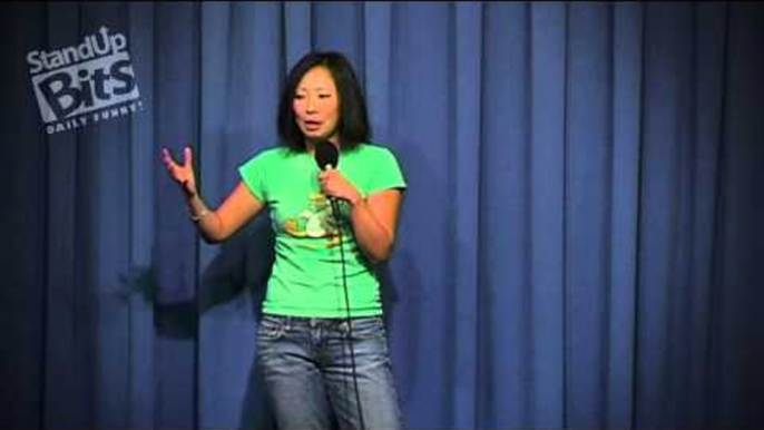 Amy Anderson Jokes about Being an Asian Girl and Asian Comedy - Stand Up Comedy