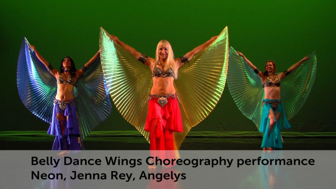 Wings of Isis bellydance - Neon, Angelys, Jenna Rey - belly dancing