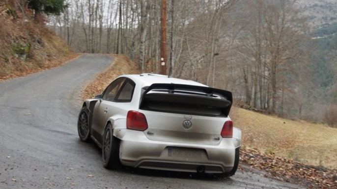 Rallye Monte Carlo 2015 Essais VW Polo WRC